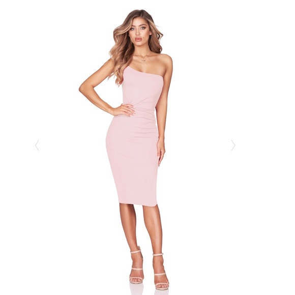 NOOKIE Lust One Shoulder Midi Dress - Picture 1 of 8